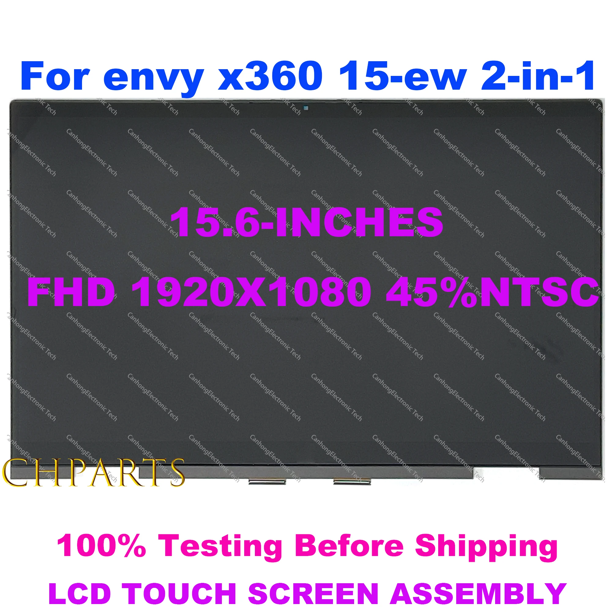For HP Envy x360 15-ew 15-ey 2-in-1 15-ew0005TX 15-ew0001TU LCD Touch Screen Laptop Repalcement Assembly With Frame
For HP Envy x360 15-ew 15-ey 2-in-1 15-ew0005TX 15-ew0001TU LCD Touch Screen Laptop Repalcement Assembly With Frame