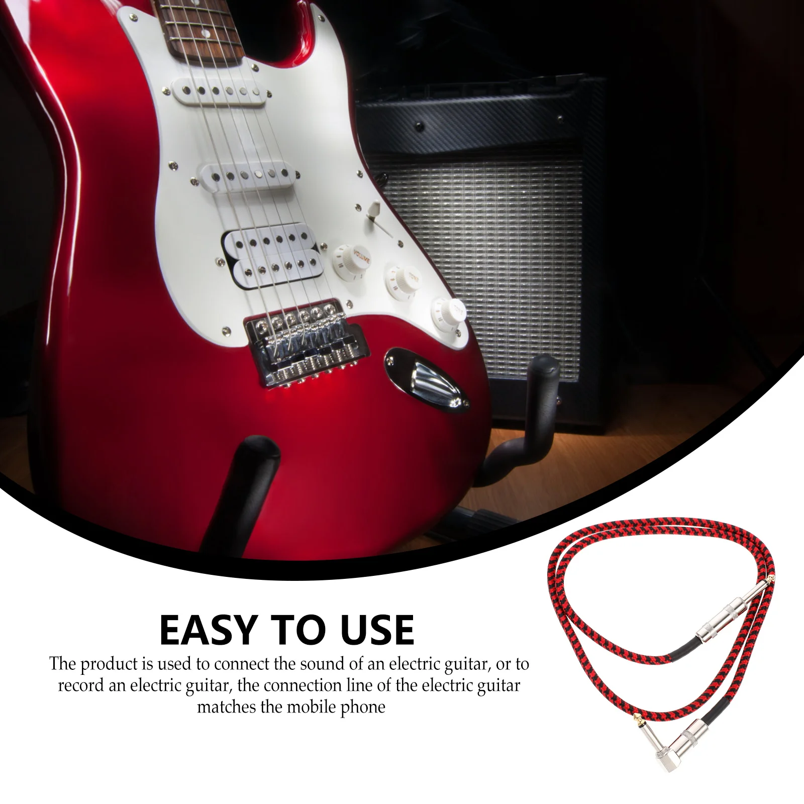 Guitar Audio Cable Professional Instrument Musical Supply Connecting Wire Electric Accessory Stereo Sound Transmission Effect
Guitar Audio Cable Professional Instrument Musical Supply Connecting Wire Electric Accessory Stereo Sound Transmission Effect