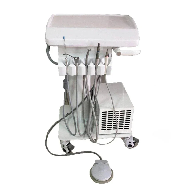 den--tal Equipment Portable Mobile Clinic Operation Turbine Unit Cart with Air Compressor
den--tal Equipment Portable Mobile Clinic Operation Turbine Unit Cart with Air Compressor