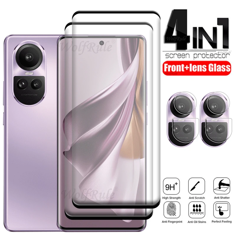 4-in-1 For OPPO Reno 10 Pro 5G Glass Reno 10 Pro 5G Tempered Glass Full Cover Curved 9H Screen Protector Reno 10 Pro Lens Glass
4-in-1 For OPPO Reno 10 Pro 5G Glass Reno 10 Pro 5G Tempered Glass Full Cover Curved 9H Screen Protector Reno 10 Pro Lens Glass