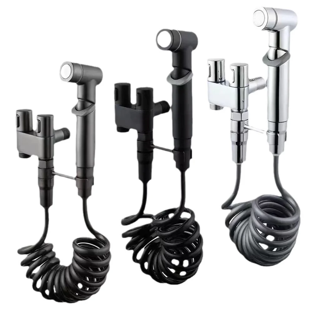 Stainless Steel Handheld Toilet Sprayer Bidet Faucet Shower Head Hygienic Shower Toilet Faucets Double Outlet Bidet Bathroom Kit
Stainless Steel Handheld Toilet Sprayer Bidet Faucet Shower Head Hygienic Shower Toilet Faucets Double Outlet Bidet Bathroom Kit
