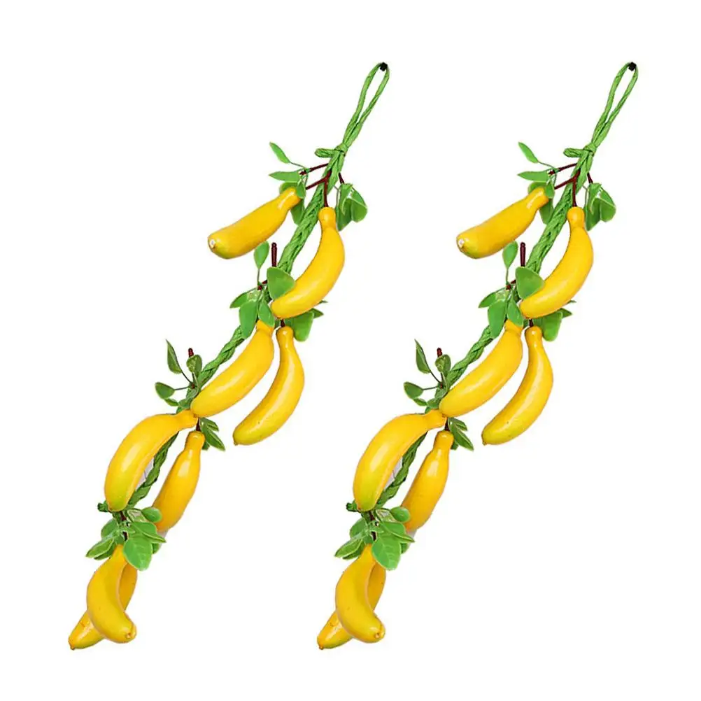 2 Pcs Simulated Banana Hanging Skewers Ornament Pendant Toy Craft of The Lid Fruit Decorations Photo Props Decorative Plant
2 Pcs Simulated Banana Hanging Skewers Ornament Pendant Toy Craft of The Lid Fruit Decorations Photo Props Decorative Plant