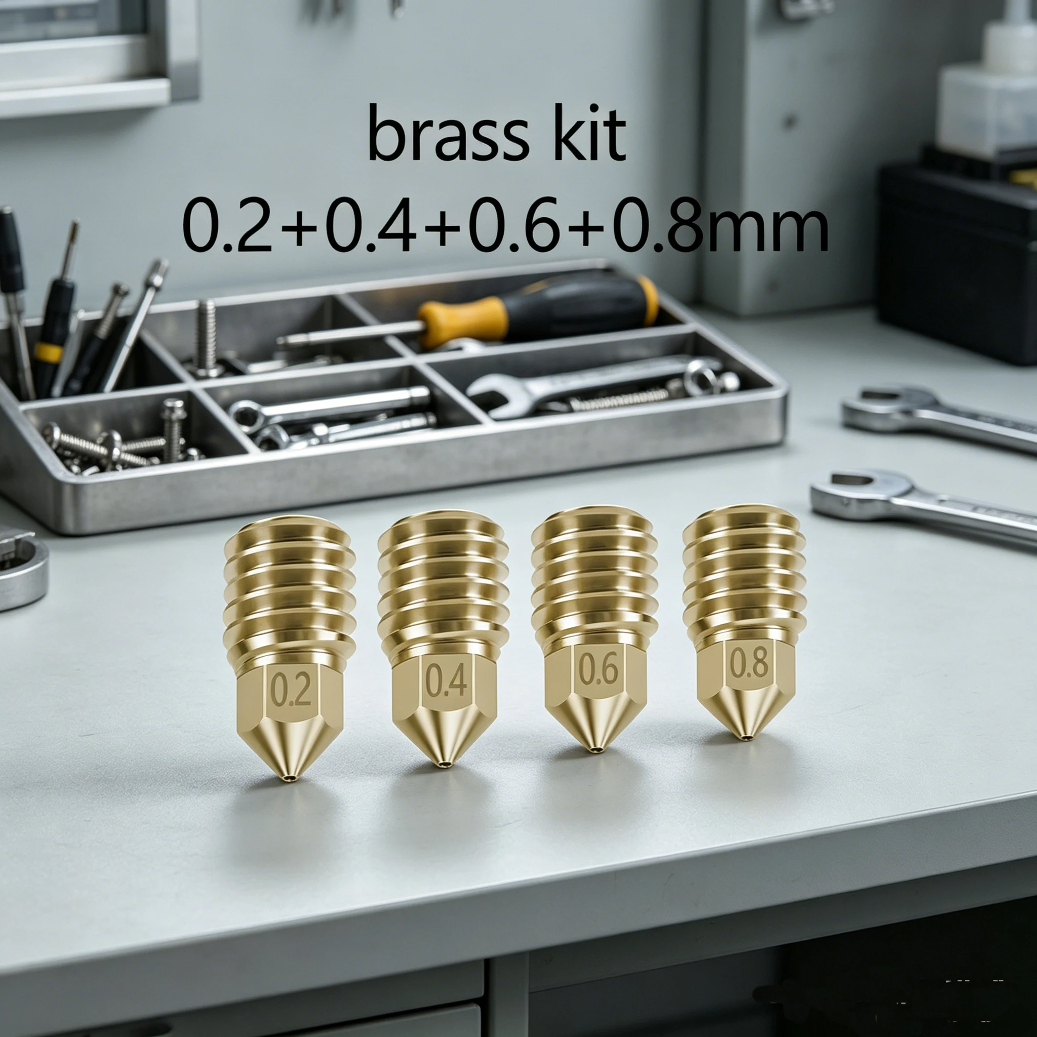 3D Printer Nozzle 0.2mm 0.4mm For Bambu Lab X1 Carbon X1C P1P P1S Hotend High Temp Wear Resistant Print Head Parts
3D Printer Nozzle 0.2mm 0.4mm For Bambu Lab X1 Carbon X1C P1P P1S Hotend High Temp Wear Resistant Print Head Parts