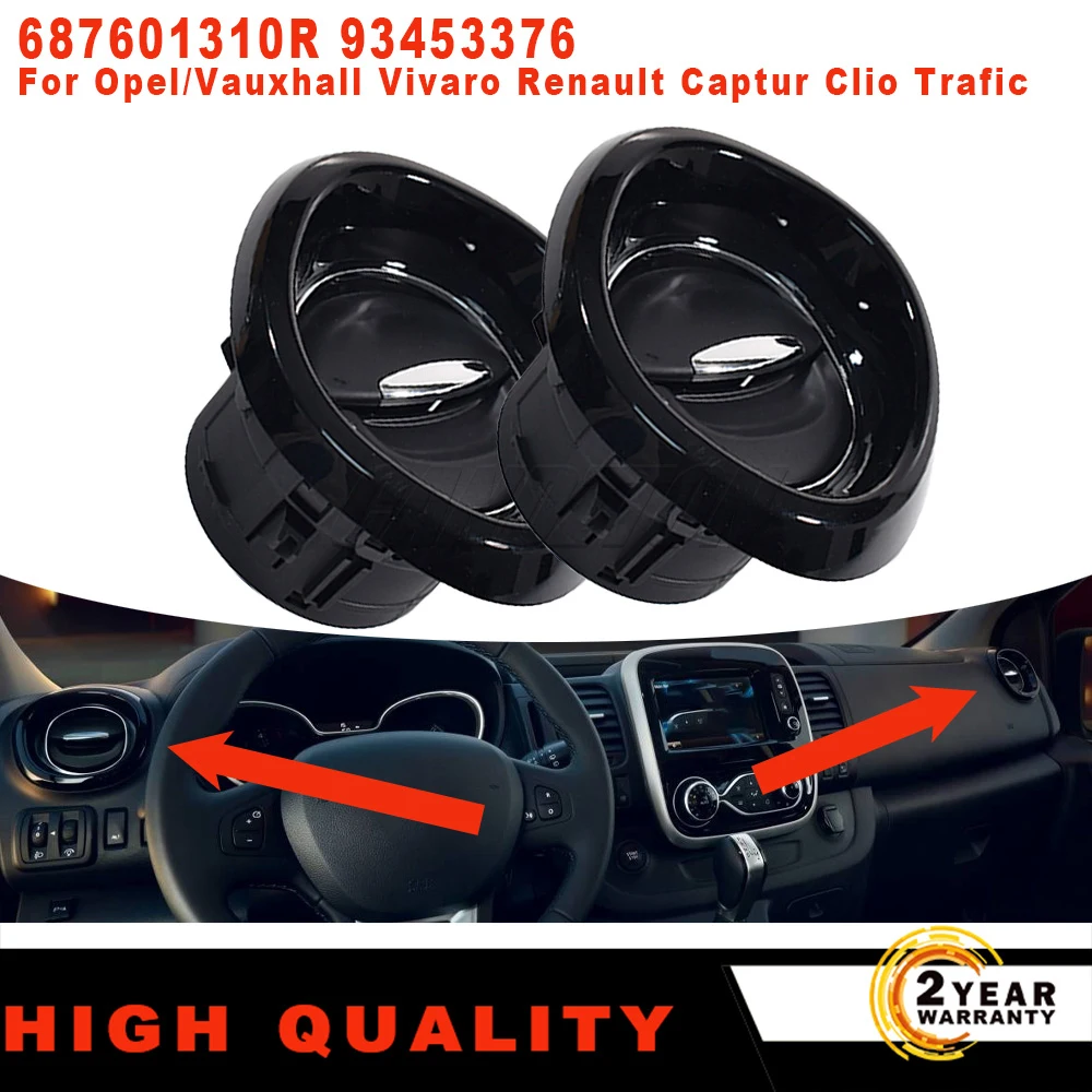 New Air Vent Grille Diffuser Cover Heater 687601310R For Opel/Vauxhall Vivaro Renault Captur Clio MK4 Trafic MK3 car accessories
New Air Vent Grille Diffuser Cover Heater 687601310R For Opel/Vauxhall Vivaro Renault Captur Clio MK4 Trafic MK3 car accessories