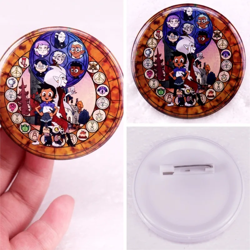 Hot Anime The Owl House Series 58MM Tinplate Badge Cartoon Character Creativity Cute Printing Exquisite Brooch Birthday Gift
Hot Anime The Owl House Series 58MM Tinplate Badge Cartoon Character Creativity Cute Printing Exquisite Brooch Birthday Gift
