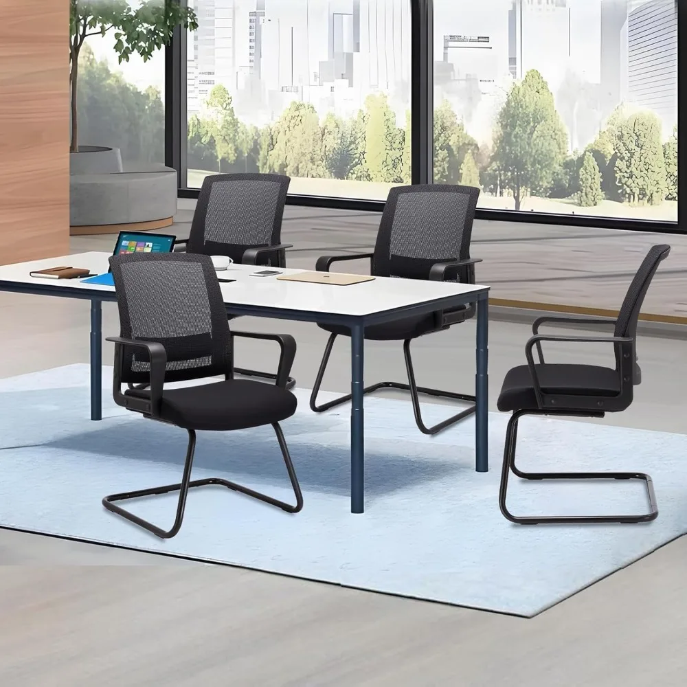 Office Guest Chairs for Conference Room with Mid Back Mesh Space Air Grid Series and Lumbar Support Black (4, Black)
Office Guest Chairs for Conference Room with Mid Back Mesh Space Air Grid Series and Lumbar Support Black (4, Black)
