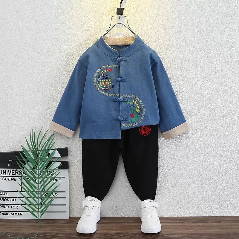 Boys' Autumn Hanbok 2022 New Chinese Style Ancient Tang Costume Baby Performance Clothes
Boys' Autumn Hanbok 2022 New Chinese Style Ancient Tang Costume Baby Performance Clothes