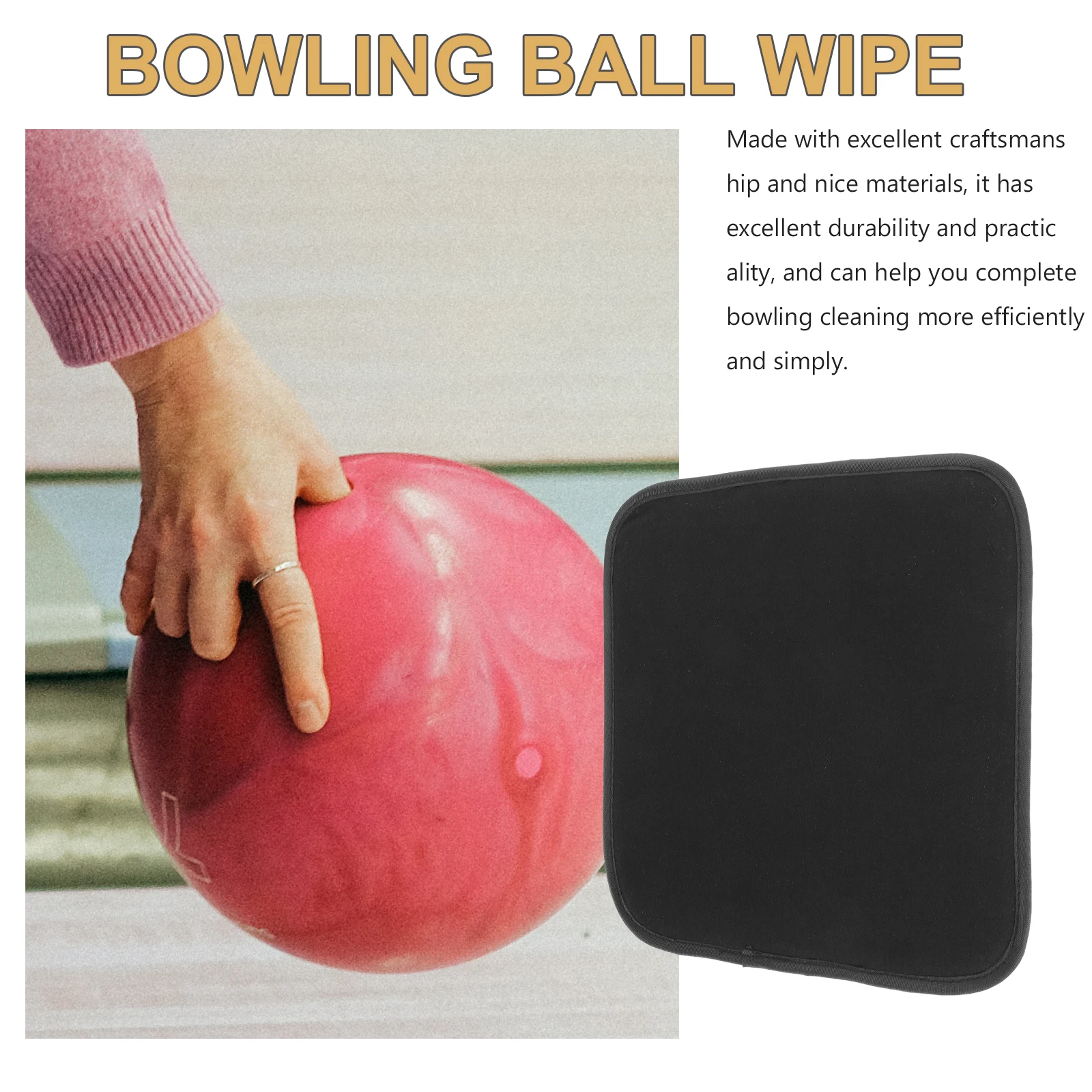 2Pcs Microfiber for Accessories Portable Reusable Bowling Cleaner Reusable Bowling Ball Towel Black Color Towel Ball Wipes
2Pcs Microfiber for Accessories Portable Reusable Bowling Cleaner Reusable Bowling Ball Towel Black Color Towel Ball Wipes
