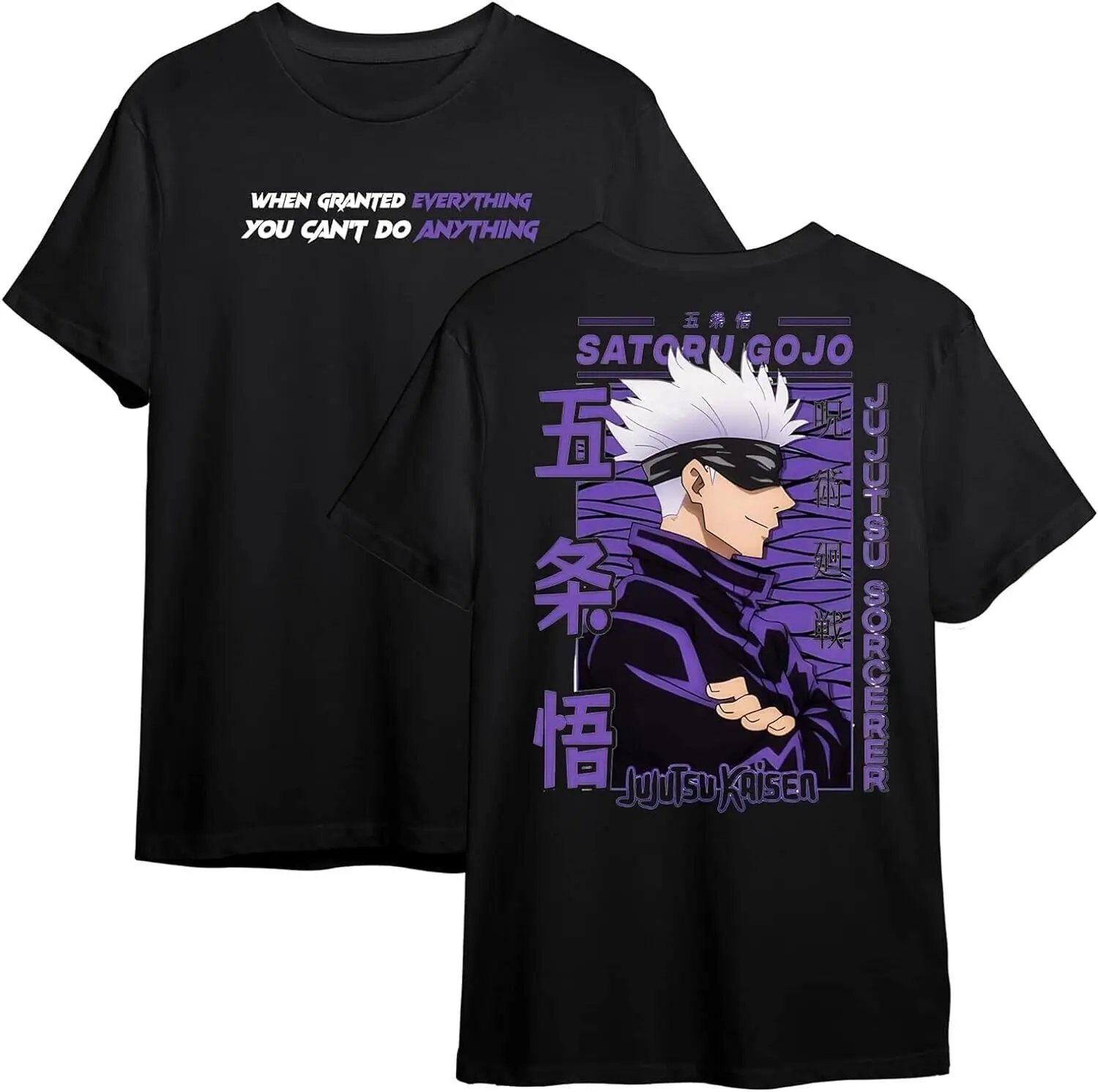 Trywolf Anime t Shirt for Men and Women Regular fit Jujutsu Kaisen t Shirts Roun
Trywolf Anime t Shirt for Men and Women Regular fit Jujutsu Kaisen t Shirts Roun