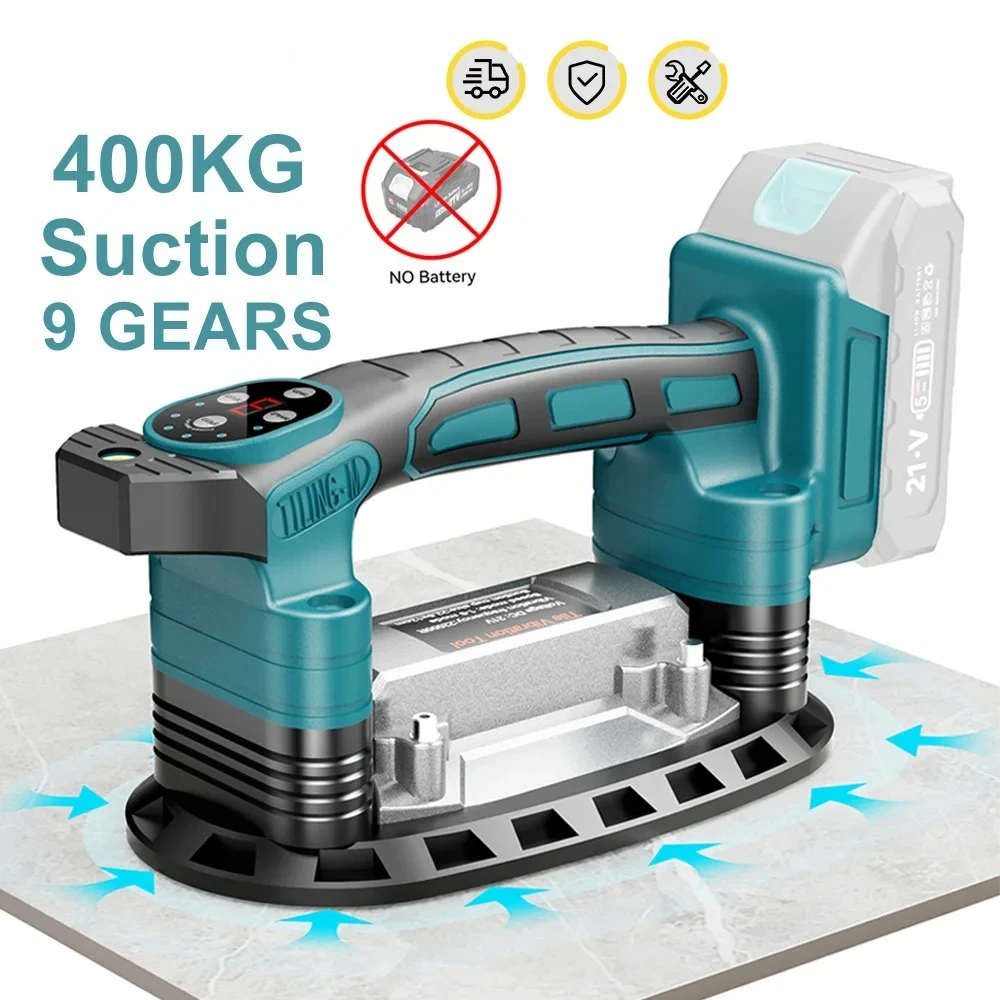 9 Speed Tile Laying Machine 400KG Tile Vibration Leveling Machine Cordless Tile Shaker Power Tool for Makita 18V Battery Pin
9 Speed Tile Laying Machine 400KG Tile Vibration Leveling Machine Cordless Tile Shaker Power Tool for Makita 18V Battery Pin