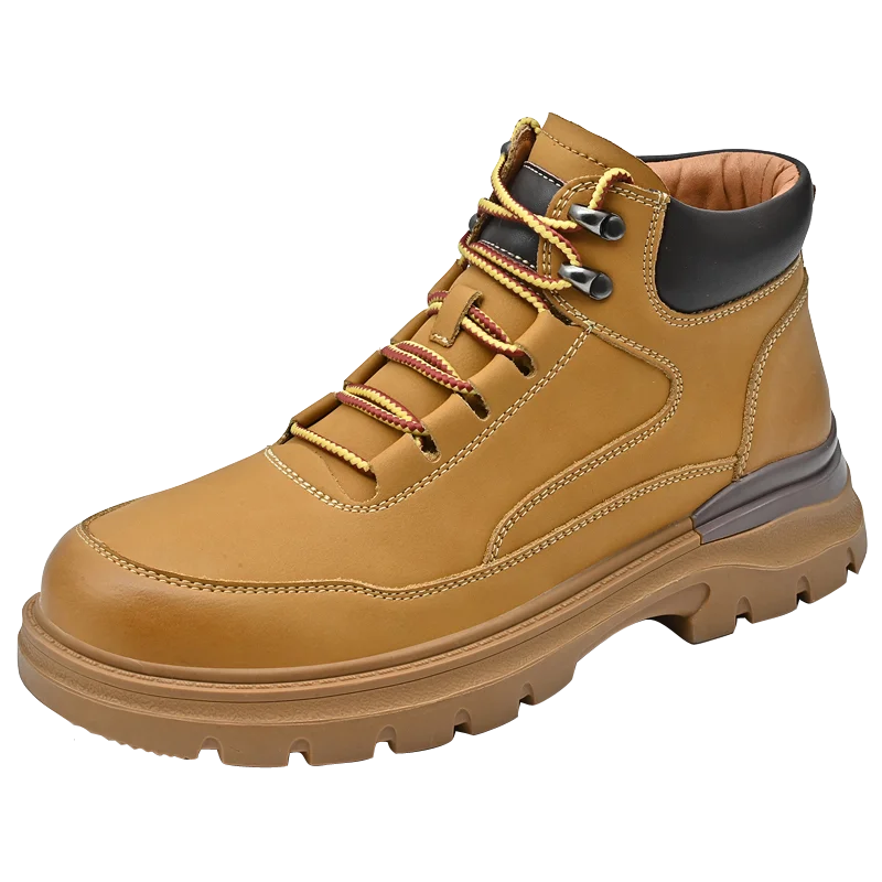 GIOIO Новые рабочие ботинки в китайском стиле из натуральной кожи, мужские легкие походные ботинки, высокие ботильоны на толстой подошве 
GIOIO Новые рабочие ботинки в китайском стиле из натуральной кожи, мужские легкие походные ботинки, высокие ботильоны на толстой подошве