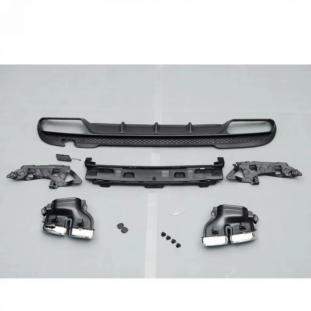 For W212 E300 Diffuser with End Pipes Fit for E-CLASS W212 E300 2014-2016 Year E63 Diffuser PP Material Rear Diffuser Spoiler
For W212 E300 Diffuser with End Pipes Fit for E-CLASS W212 E300 2014-2016 Year E63 Diffuser PP Material Rear Diffuser Spoiler