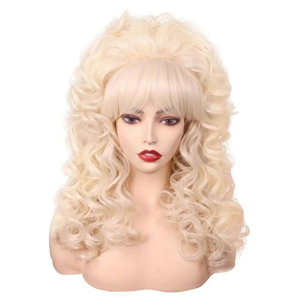 80s Long Curly Blonde Vintage Wig with Bangs - Ideal for 60s/70s Queen or Halloween Costumes
80s Long Curly Blonde Vintage Wig with Bangs - Ideal for 60s/70s Queen or Halloween Costumes