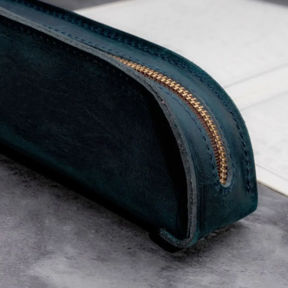 Blue Pen Pouch Zipper Case Handmade Retro Style for Fountain Ballpoint Pens Pen Pouch
Blue Pen Pouch Zipper Case Handmade Retro Style for Fountain Ballpoint Pens Pen Pouch