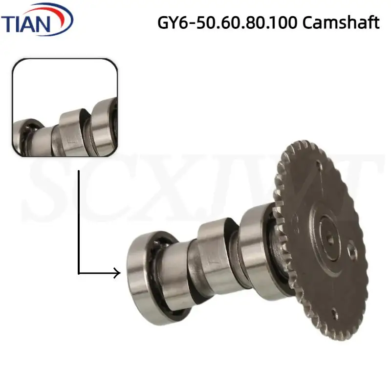 High-Quality GY6 Camshaft Assembly for 139QMB GY6 50/80 Scooter Engines - Direct Fit for GY6 50cc 80cc 125cc 150cc Models
High-Quality GY6 Camshaft Assembly for 139QMB GY6 50/80 Scooter Engines - Direct Fit for GY6 50cc 80cc 125cc 150cc Models