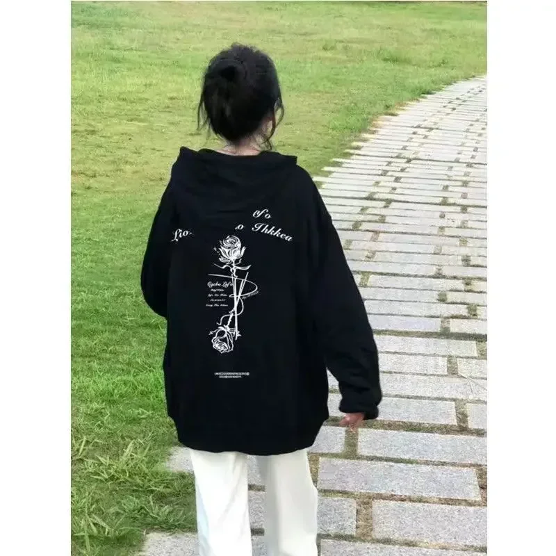 New Letter Print Hoodie Women Korean Fashion Loose Hooded Shirt Gothic Sweatshirt Y2k Streetwear Clothes Oversized Pullovers
New Letter Print Hoodie Women Korean Fashion Loose Hooded Shirt Gothic Sweatshirt Y2k Streetwear Clothes Oversized Pullovers