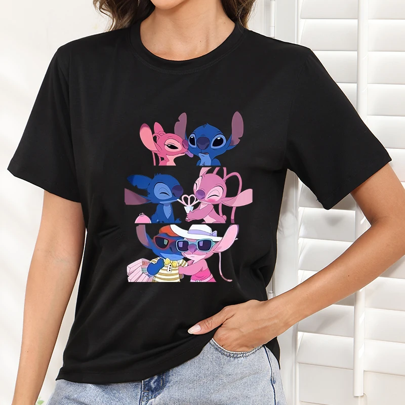 Female Disney Clothes Minnie Mouse Printed Black T Shirt Y2k Mickey Fun Cartoon Clothing Tees Trends Women's Summer Dress Tops
Female Disney Clothes Minnie Mouse Printed Black T Shirt Y2k Mickey Fun Cartoon Clothing Tees Trends Women's Summer Dress Tops