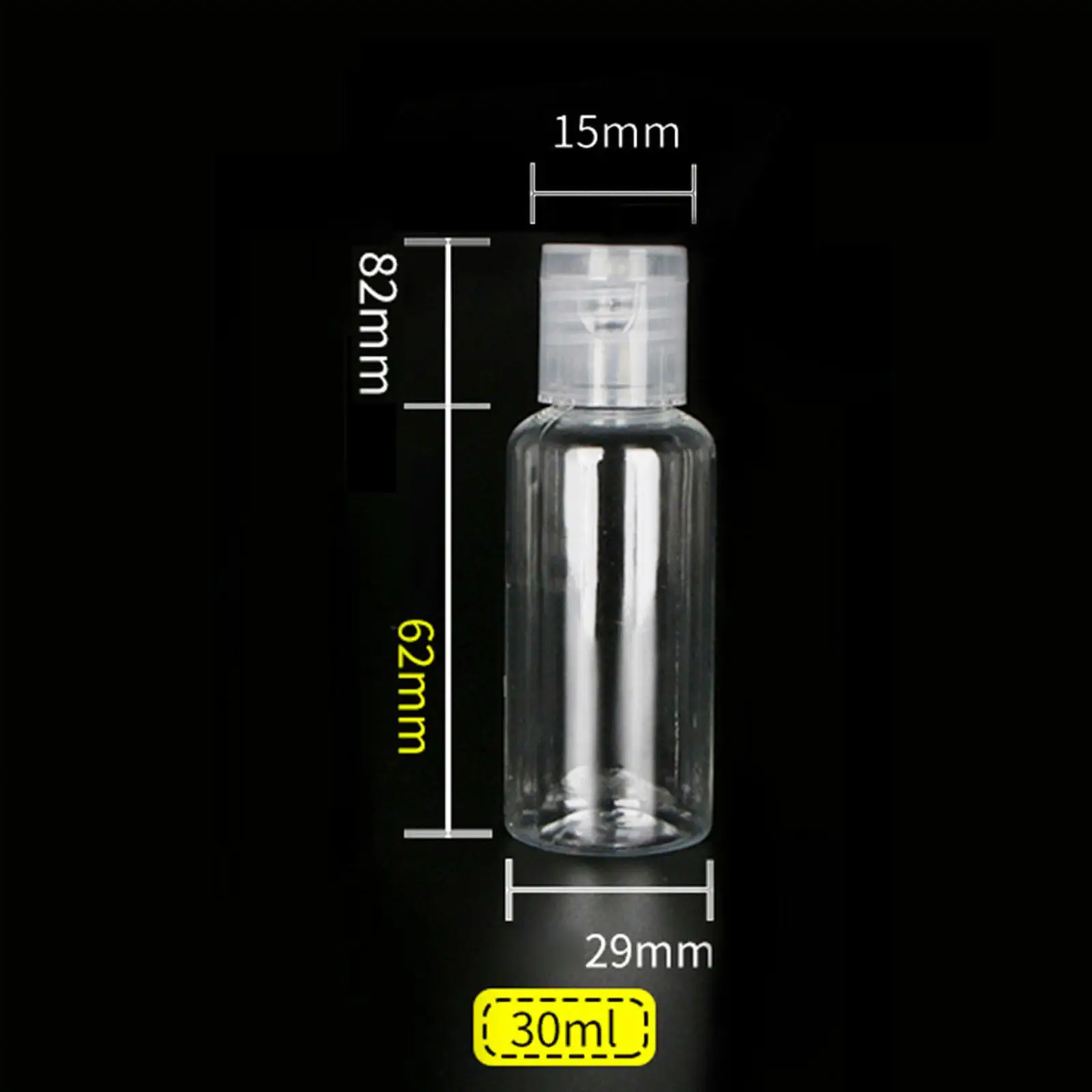 50 шт., косметические бутылки с крышкой
50 шт., косметические бутылки с крышкой