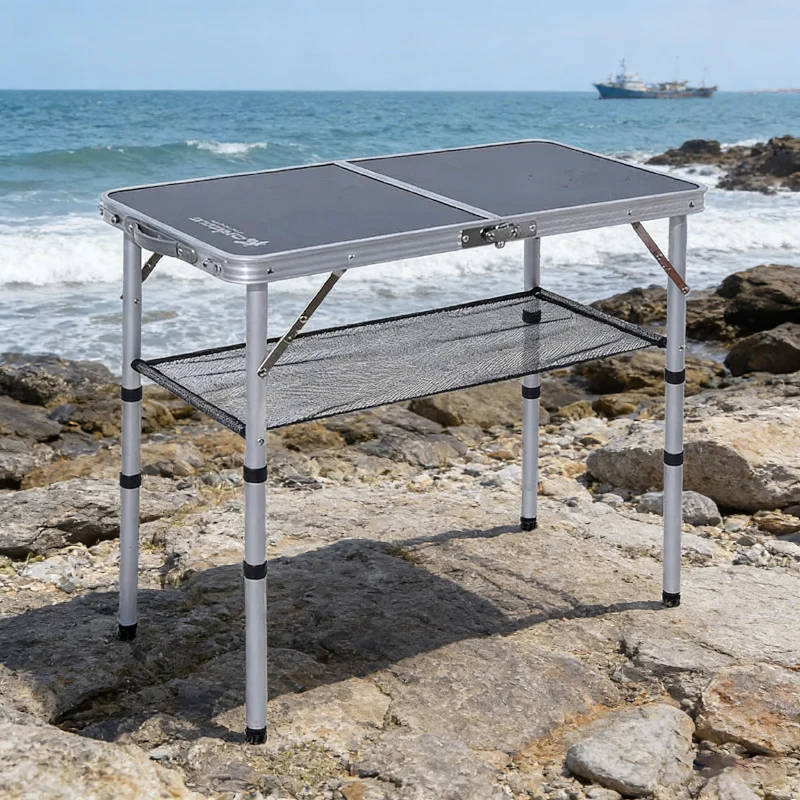 Aluminum Alloy Adjustable Height Portable Folding Table for Outdoor Camping Travel Car Beach Fishing Barbecue Picnic
Aluminum Alloy Adjustable Height Portable Folding Table for Outdoor Camping Travel Car Beach Fishing Barbecue Picnic
