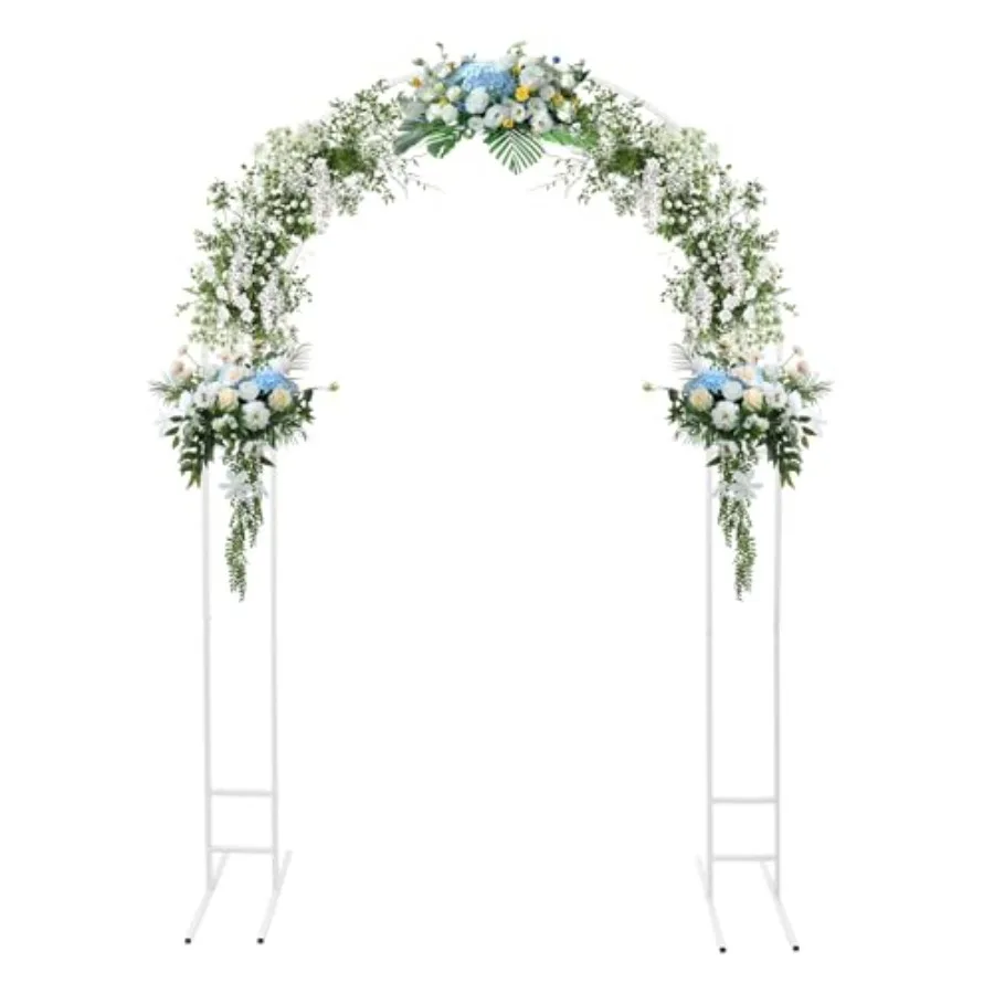 7.2 FT Metal Garden Arch Trellis Arbor, Wedding Arch Backdrop Stand with Base, Metal Pergola Arbor for Wedding Ceremony, Birthd
7.2 FT Metal Garden Arch Trellis Arbor, Wedding Arch Backdrop Stand with Base, Metal Pergola Arbor for Wedding Ceremony, Birthd
