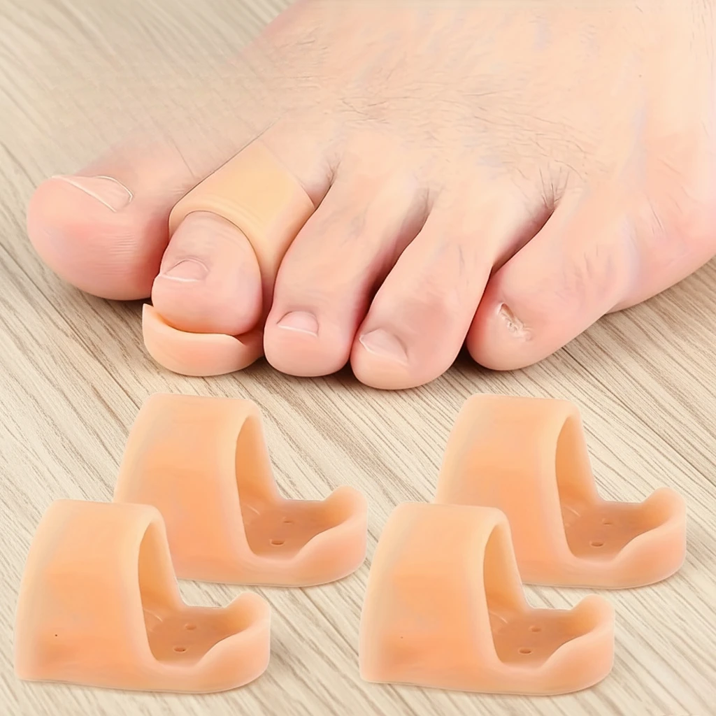 5Pcs Soft Silicone Toe Dividers, Ergonomic Hammer Shaped Toe Correctors for Overlapping Toes Foot Bone Protection
5Pcs Soft Silicone Toe Dividers, Ergonomic Hammer Shaped Toe Correctors for Overlapping Toes Foot Bone Protection