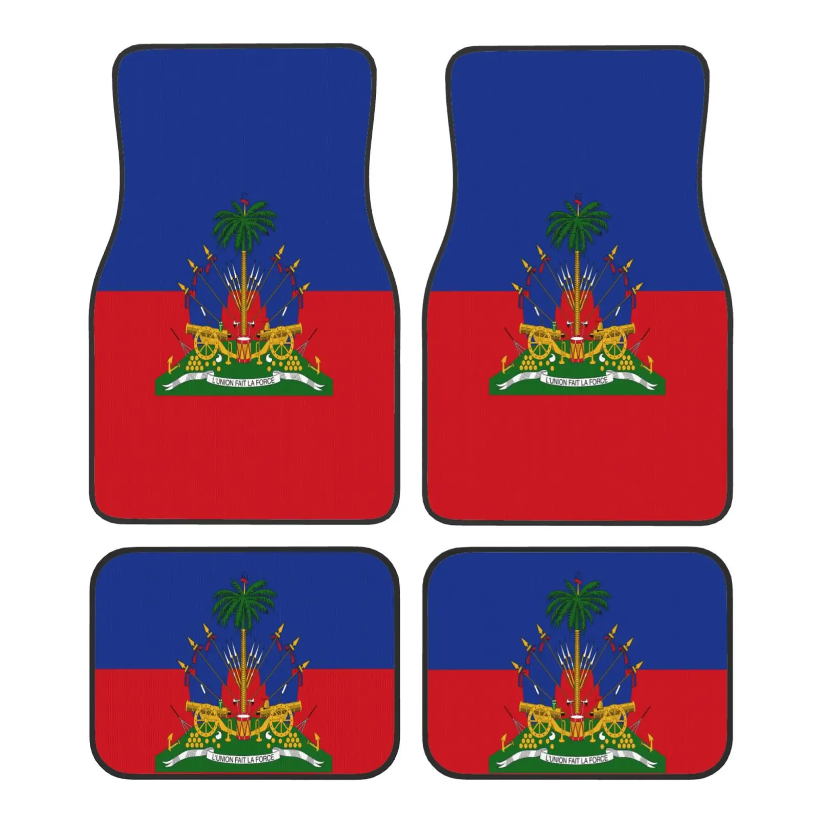 Flag of The Republic of Haiti Pattern Car Floor Mats Durable Carpet Mat Set of 4pcs with Anti-Slip Backing Fit for SUV Trucks
Flag of The Republic of Haiti Pattern Car Floor Mats Durable Carpet Mat Set of 4pcs with Anti-Slip Backing Fit for SUV Trucks