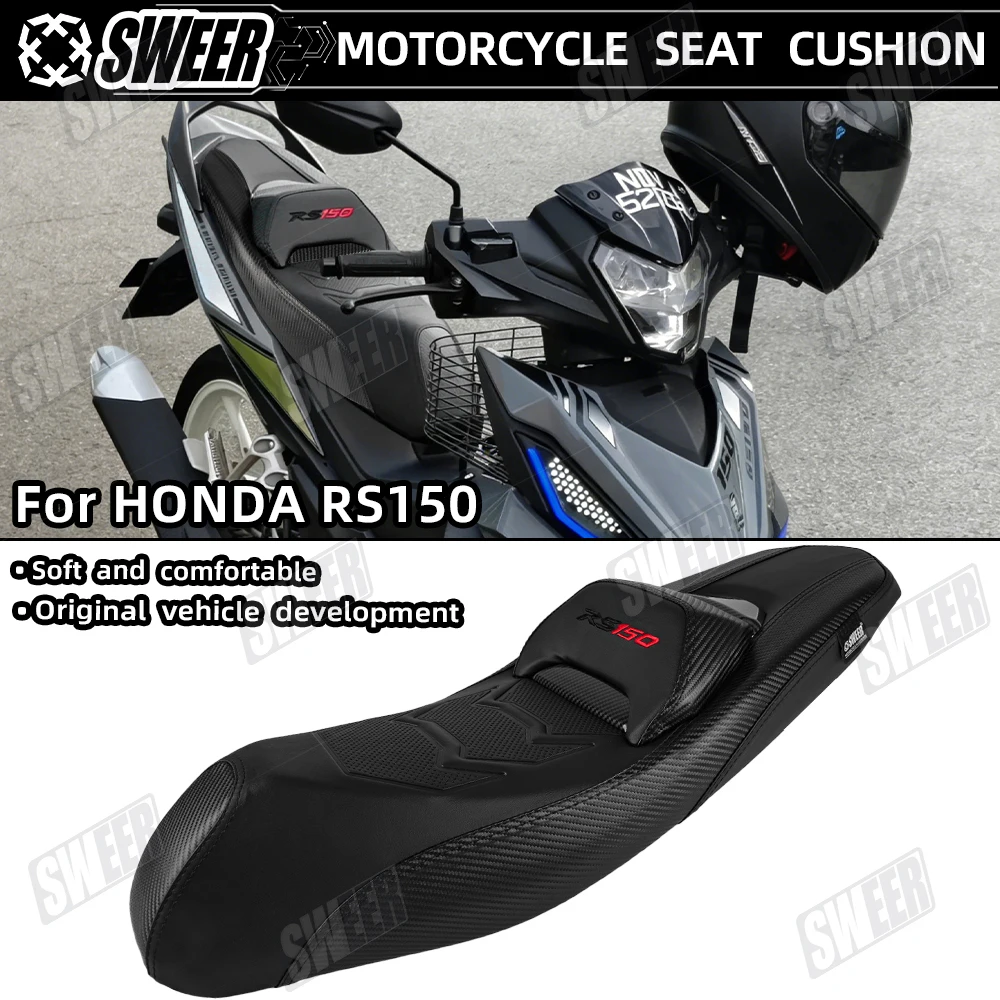 Motorcycle Seat Cushion Compatible With Honda RS150 2020-2026 Modified Waist Design Waterproof Comfortable Anti Slip Seat Pad
Motorcycle Seat Cushion Compatible With Honda RS150 2020-2026 Modified Waist Design Waterproof Comfortable Anti Slip Seat Pad