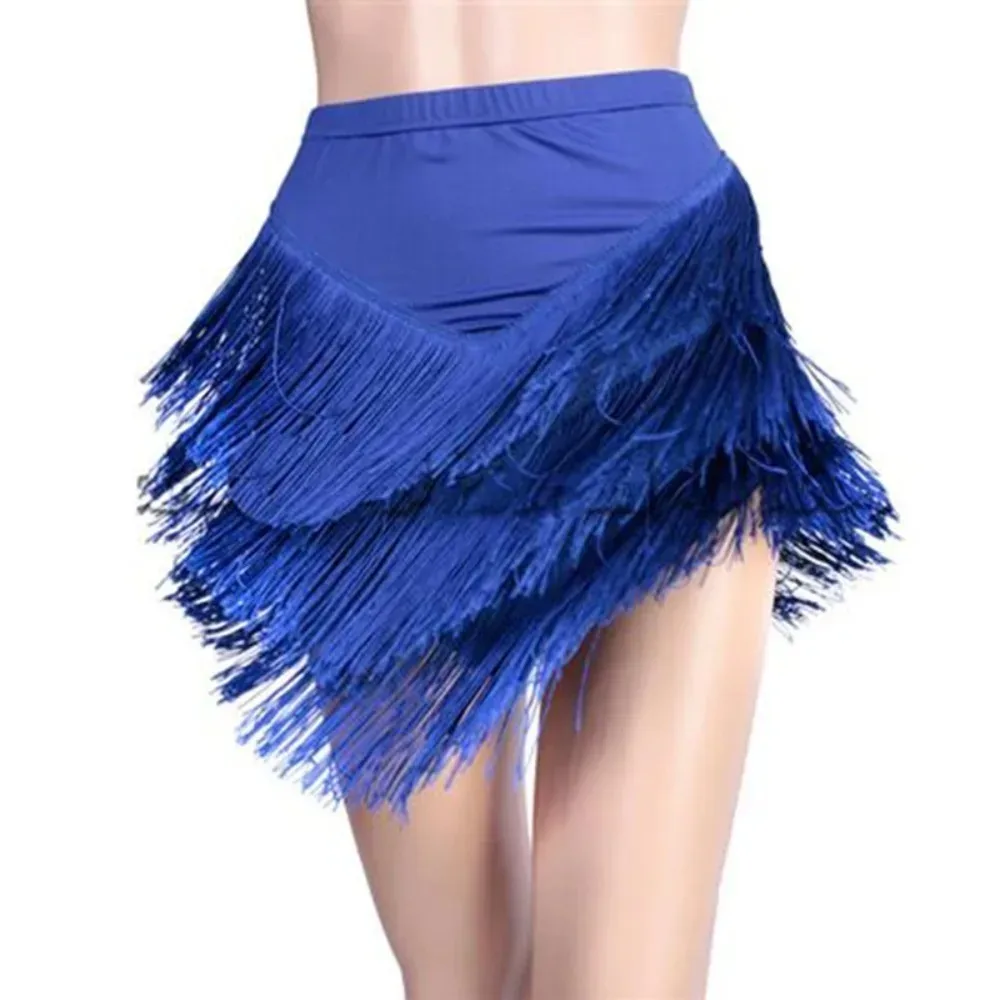 Women Latin Dance Skirt Asymmetrical Fringe Short Skirt Adult Square Dance Performance
Women Latin Dance Skirt Asymmetrical Fringe Short Skirt Adult Square Dance Performance