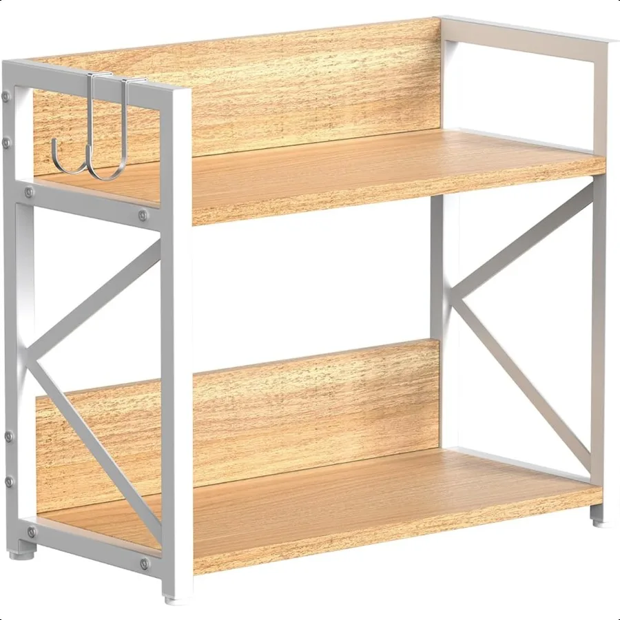 SpiceRackOrganizerShelf for Kitchen Counter 2 Tiers Coffee Bar Station Organizer for Countertop Space Saving Desk Shelving Rise
SpiceRackOrganizerShelf for Kitchen Counter 2 Tiers Coffee Bar Station Organizer for Countertop Space Saving Desk Shelving Rise