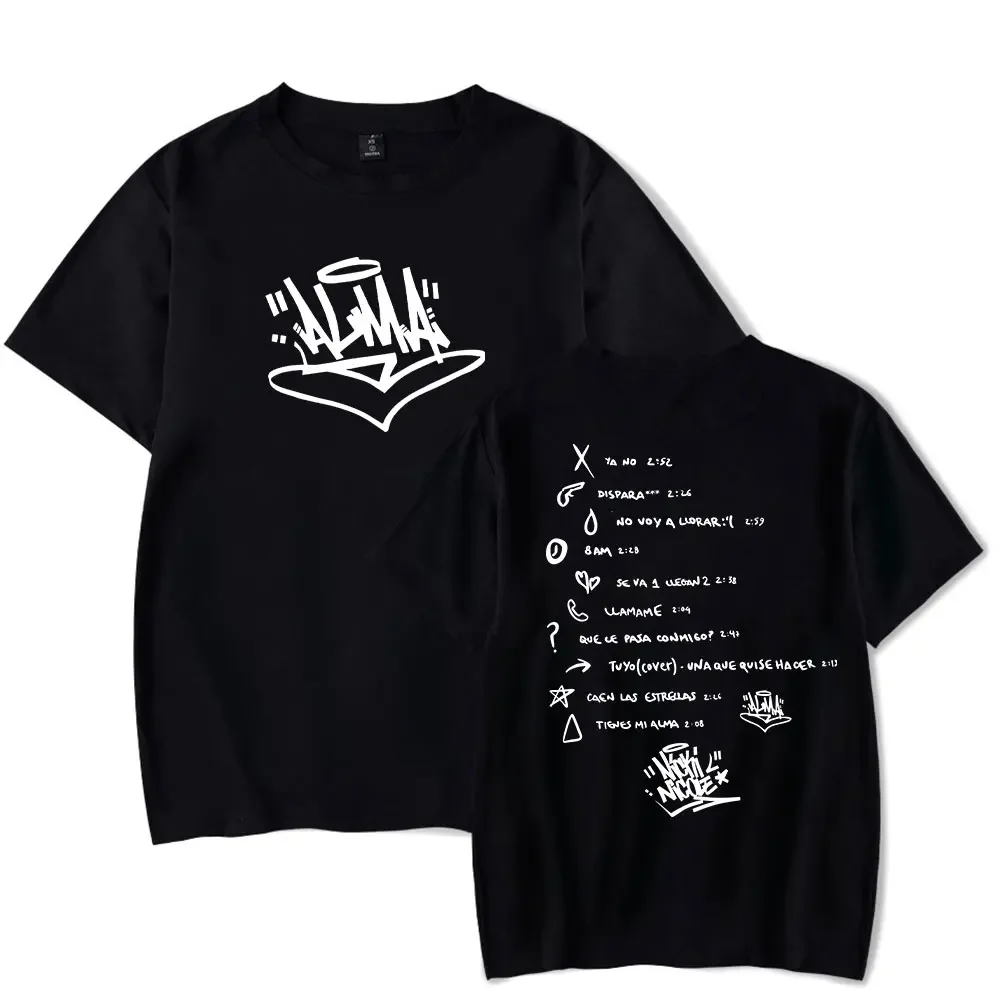 Nicki Nicole ALMA Tour Merch, зимние женские/мужские модные повседневные уличные футболки с коротким рукавом
Nicki Nicole ALMA Tour Merch, зимние женские/мужские модные повседневные уличные футболки с коротким рукавом