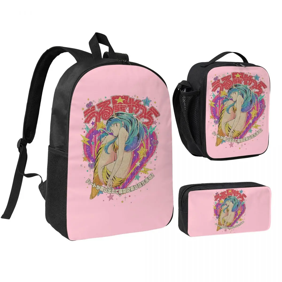 Flying Lamu Anime Urusei Yatsura Backpack Student BookBag School Bag Computer Shoulder Bags 3ps Insulated Lunch Bag Pencil Case
Flying Lamu Anime Urusei Yatsura Backpack Student BookBag School Bag Computer Shoulder Bags 3ps Insulated Lunch Bag Pencil Case
