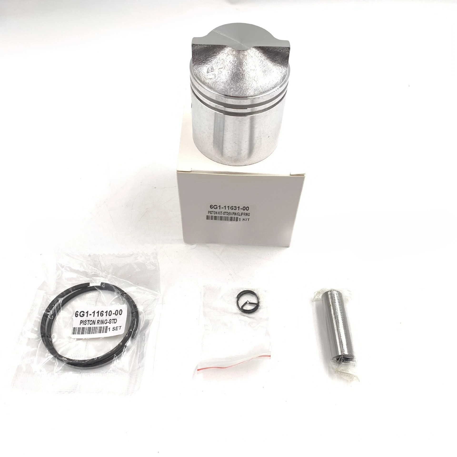 6G1-11631-00 for Yamaha 6-8 HP Outboard Piston Kit 6G1-11630-00-98
6G1-11631-00 for Yamaha 6-8 HP Outboard Piston Kit 6G1-11630-00-98