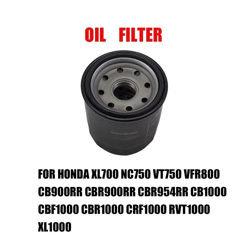 For Honda XL700 NC750 VT750 VFR800 CB900RR CBR900RR CBR954RR CB1000 CBF1000 CBR1000 CRF1000 RVT1000 XL1000 Oil Filter
For Honda XL700 NC750 VT750 VFR800 CB900RR CBR900RR CBR954RR CB1000 CBF1000 CBR1000 CRF1000 RVT1000 XL1000 Oil Filter