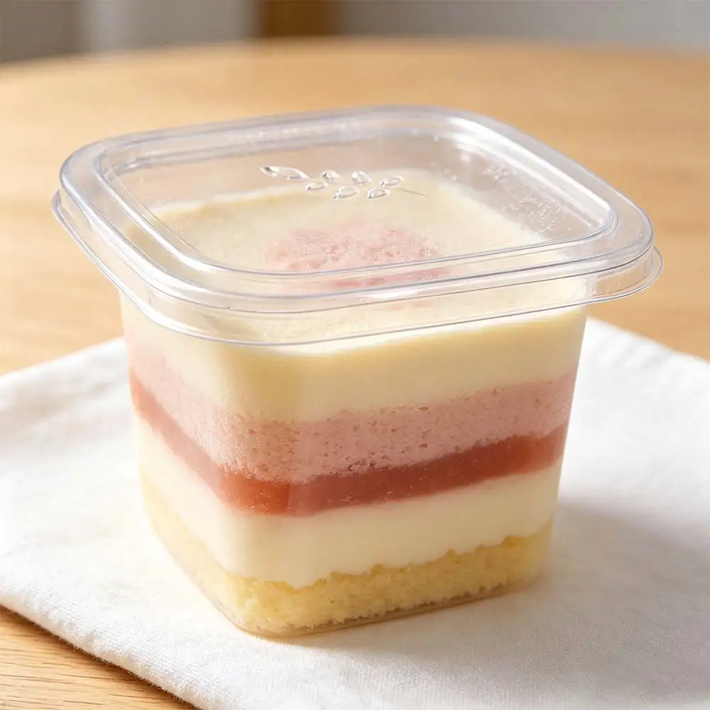 50Pcs Disposable Mousse Dessert Box With Lid Cake Container Individually Packaged Clear Plastic Cups Portable Square
50Pcs Disposable Mousse Dessert Box With Lid Cake Container Individually Packaged Clear Plastic Cups Portable Square