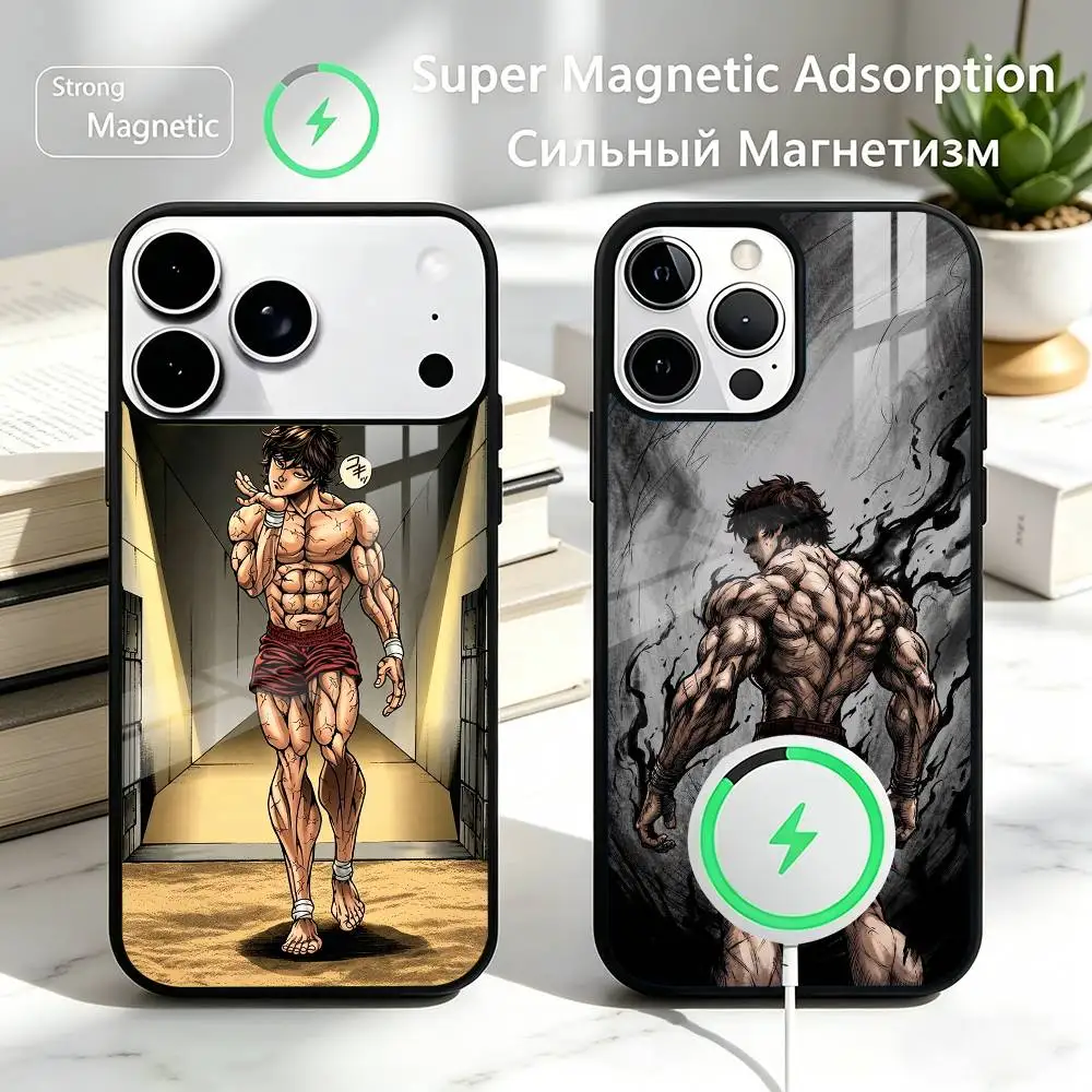 Baki Hanma Anime Son of Ogre Phone Case For iPhone17,16,15,14,13,12,11 Plus,Pro Compatible with magnetic wireless charging
Baki Hanma Anime Son of Ogre Phone Case For iPhone17,16,15,14,13,12,11 Plus,Pro Compatible with magnetic wireless charging