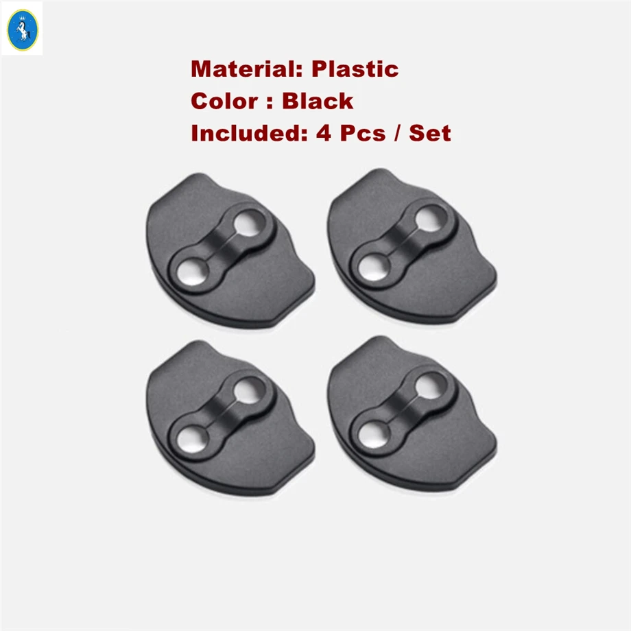 Black Car Accessories Inner Door Lock Protective Cover Kit Fit For Tesla Model Y 2021 2022 Protect Door Lock Arm Covers Interior 
Black Car Accessories Inner Door Lock Protective Cover Kit Fit For Tesla Model Y 2021 2022 Protect Door Lock Arm Covers Interior
