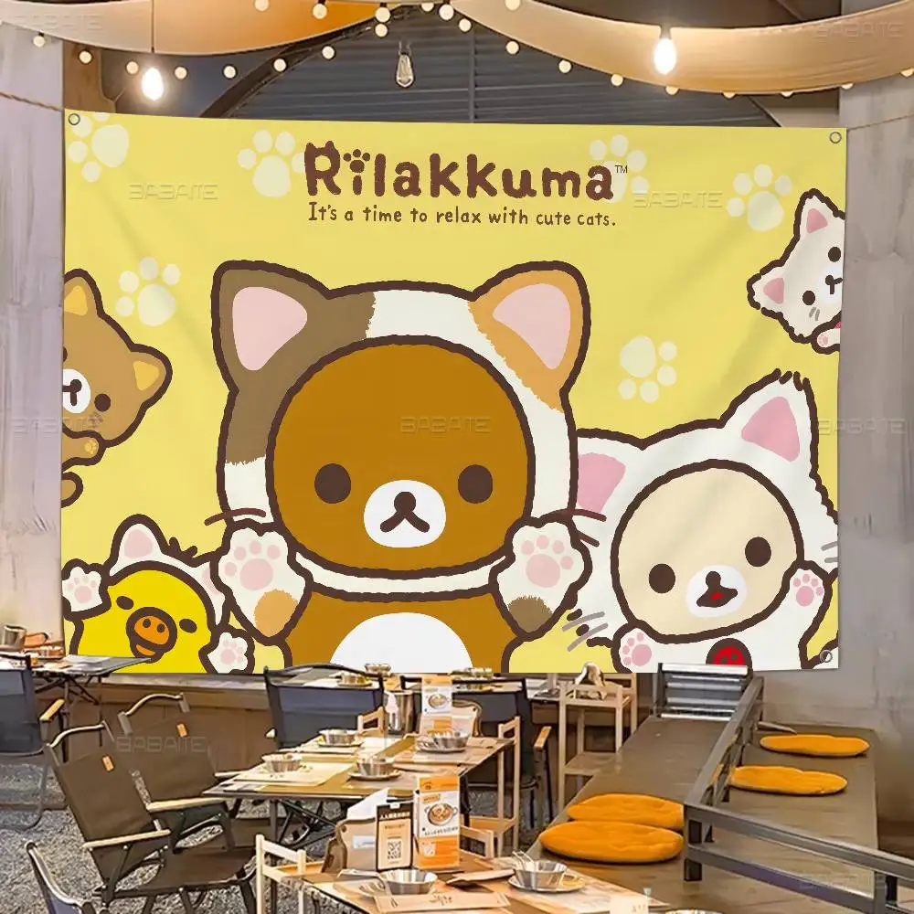 Kwaii Cute P-RilakkumaS Retro Flags Multiple Choice Living Studio Booth Interior Decoration Banner
Kwaii Cute P-RilakkumaS Retro Flags Multiple Choice Living Studio Booth Interior Decoration Banner