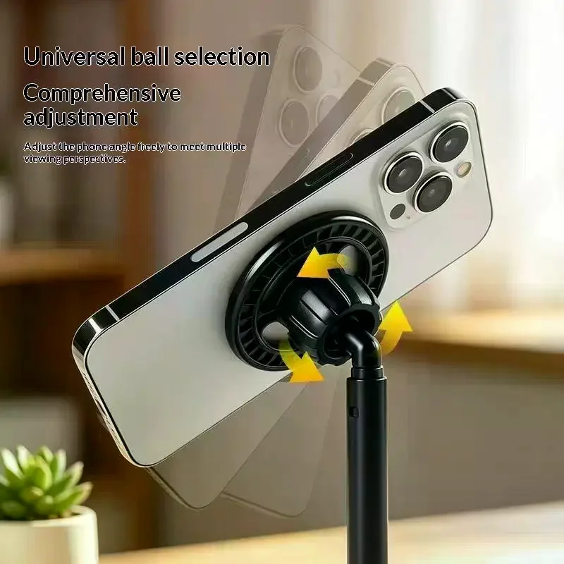 Adjustable Magnetic Phone Stand With Telescopic Pole And 360 Degree Rotation
Adjustable Magnetic Phone Stand With Telescopic Pole And 360 Degree Rotation