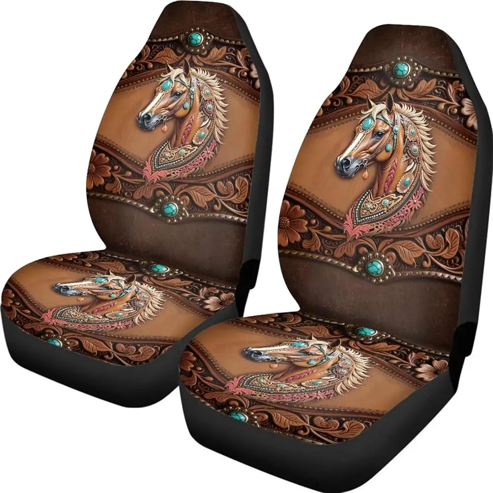 Horse Print Front Seat Car Covers Set of 2 Universal Fit Cloth Car Seat Covers Front Seats Only Decorative Auto Interior Acce
Horse Print Front Seat Car Covers Set of 2 Universal Fit Cloth Car Seat Covers Front Seats Only Decorative Auto Interior Acce