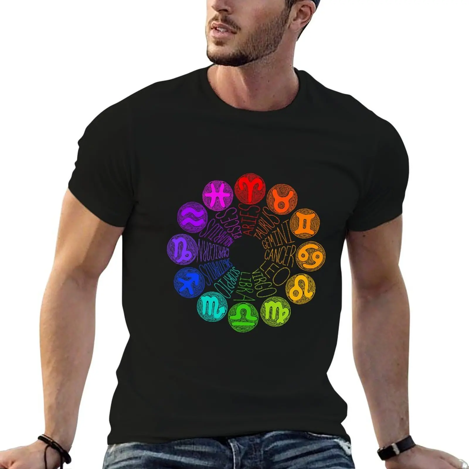 Zodiac design (rainbow) T-Shirt anime clothes Personalized t-shirt for a boy t shirts for men
Zodiac design (rainbow) T-Shirt anime clothes Personalized t-shirt for a boy t shirts for men