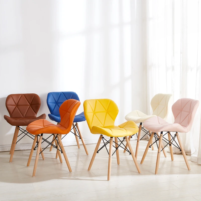 Nordic solid wood dining chair modern simple makeup chair creative low back chair casual home backrest chair Eames chair
Nordic solid wood dining chair modern simple makeup chair creative low back chair casual home backrest chair Eames chair