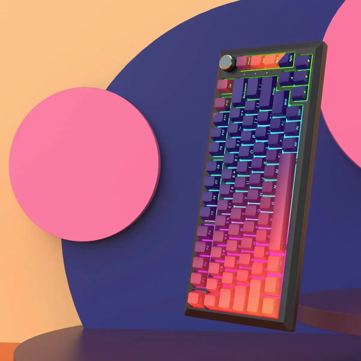 Engraved side engraved character keycap mechanical keyboard luminous thermal sublimation PBT gradual change color full set of DI
Engraved side engraved character keycap mechanical keyboard luminous thermal sublimation PBT gradual change color full set of DI