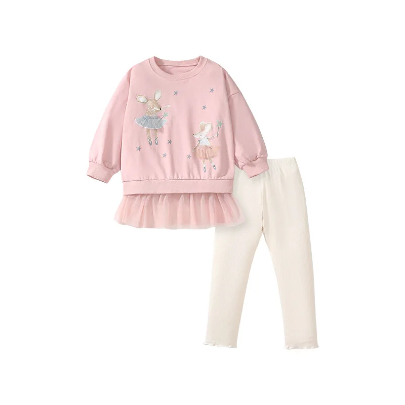 2025 Autumn Collection Cartoon Beautiful High Quality Autumn Collection Long Sleeve Girls' Set Mesh European and American Top
2025 Autumn Collection Cartoon Beautiful High Quality Autumn Collection Long Sleeve Girls' Set Mesh European and American Top