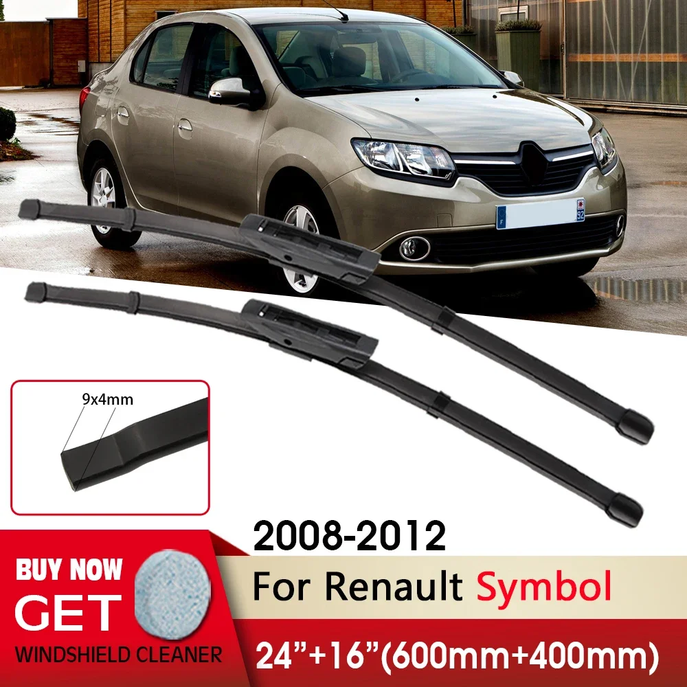 Car Wiper RHD&LHD Front Wiper Blades 24"+16" For Renault Symbol 2008-2012 Fit Bayonet Arm Windshield Windscreen Front Window
Car Wiper RHD&LHD Front Wiper Blades 24"+16" For Renault Symbol 2008-2012 Fit Bayonet Arm Windshield Windscreen Front Window