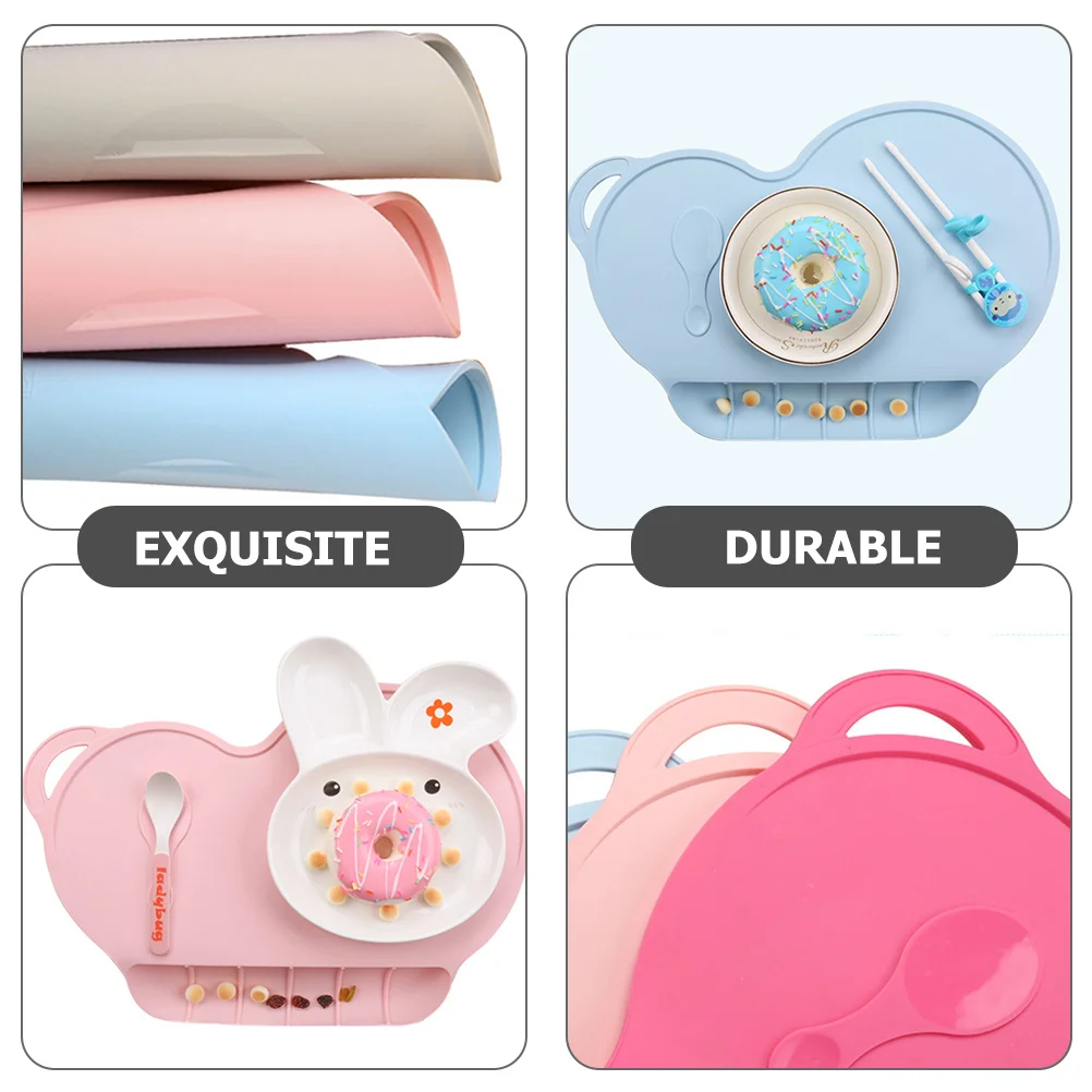 2Pcs Silicone Placemat Non-Slip Suction Food Catching Heat Insulated Foldable Dining Mat Portable Dinning Mat
2Pcs Silicone Placemat Non-Slip Suction Food Catching Heat Insulated Foldable Dining Mat Portable Dinning Mat