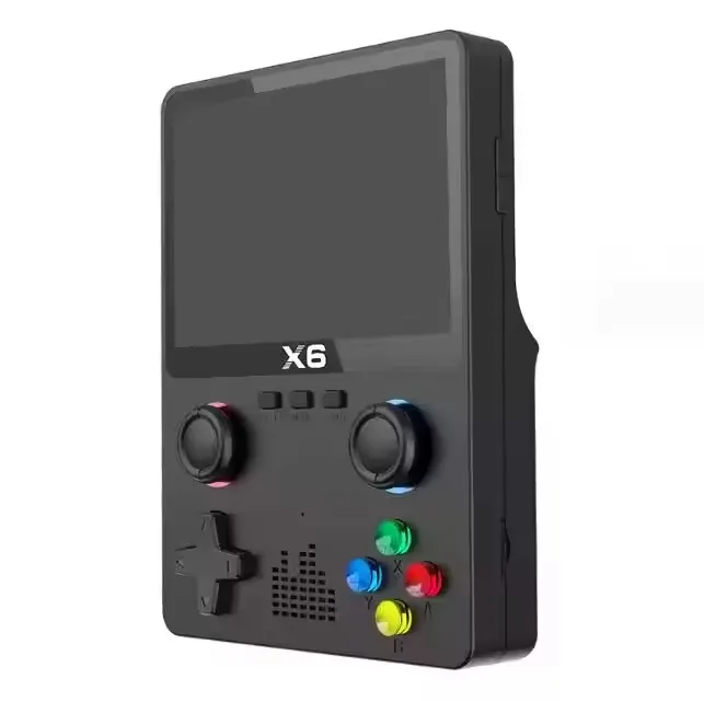 Portable Retro Game Console X6 Classic Games 3.5 Inch Screen 3D Joystick Portable Handheld Gaming Console
Portable Retro Game Console X6 Classic Games 3.5 Inch Screen 3D Joystick Portable Handheld Gaming Console