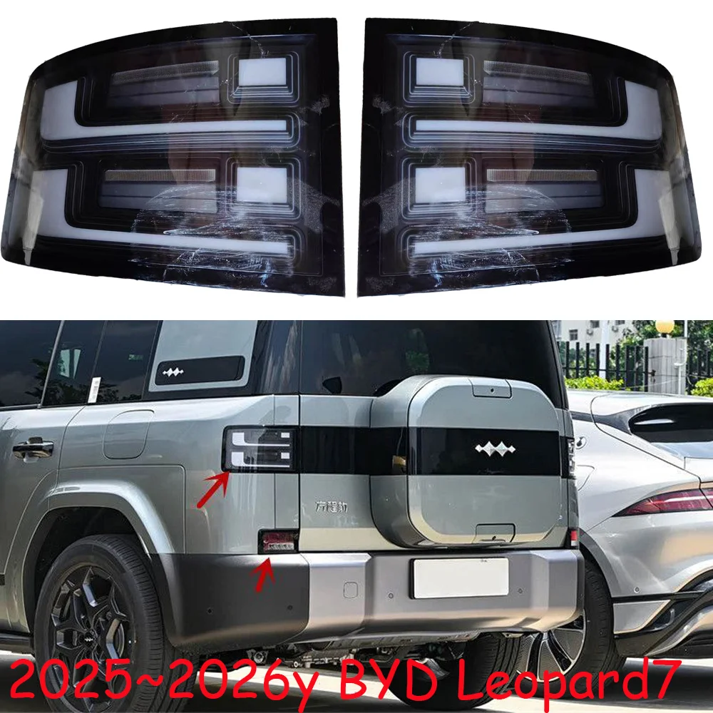 1pcs car bumper tail light for BYD Leopard7 taillight 2024~2026y auto accessories LED Leopard 8 Taillamp fog light motor
1pcs car bumper tail light for BYD Leopard7 taillight 2024~2026y auto accessories LED Leopard 8 Taillamp fog light motor