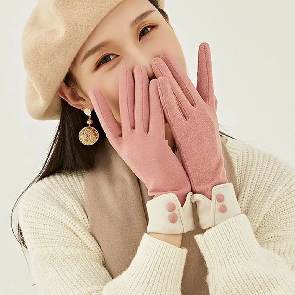 Cycling For Student Velvet Windproof Simple Solid Color Female Gloves Flip Cover Gloves Touch Screen Thick Mittens
Cycling For Student Velvet Windproof Simple Solid Color Female Gloves Flip Cover Gloves Touch Screen Thick Mittens