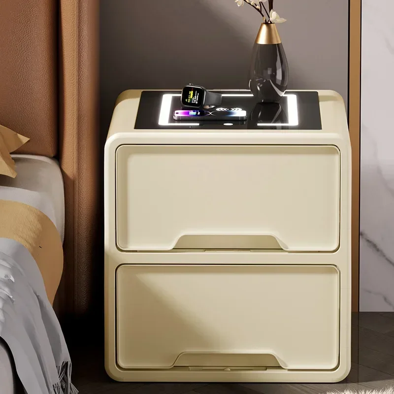 Drawer Snack Storage Cabinet Home Bedroom Living Room with Wireless Charging Multi-layer Locker Free Installation Bedside Table
Drawer Snack Storage Cabinet Home Bedroom Living Room with Wireless Charging Multi-layer Locker Free Installation Bedside Table