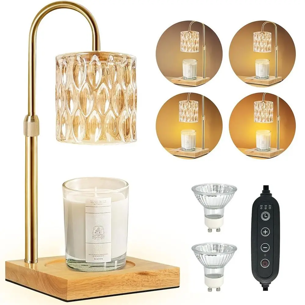 Elegant Adjustable Height Candle Warmer Lamp Dimmable Electric Wax Melt Warmer Timer Wooden Base Candle Melter Light Gifts
Elegant Adjustable Height Candle Warmer Lamp Dimmable Electric Wax Melt Warmer Timer Wooden Base Candle Melter Light Gifts